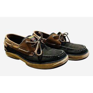 Sebago Blue Leather Docksiders Shoes‎ Size 9M
